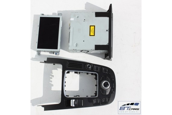 AUDI A4 A5 Q5 ZESTAW MMI 3G+ MONITOR + CZYTNIK + PANEL 8R1919609 8F1035666 8F0919604 wyświetlacz lcd gałka sd navi 8K 8T 8R