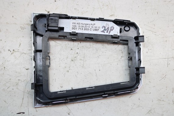 VW PASSAT B8 PANEL STEROWANIA BIEGAMI 3G1713203C 3G1 713 203 C sterowanie Kolor: UMF - czarny / aluminium 3G1713203C  3G1713203