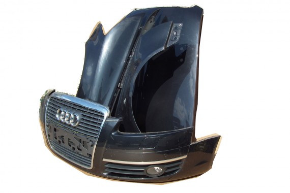 AUDI A6 PRZÓD maska błotniki zderzak pas przedni lampy wzmocnienie błotnik Xenon Kolor: czarny 4F C6