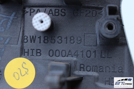 AUDI A4 LISTWY OZDOBNE DEKORY DREWNO 8W 8W1863969B 8W1853190E KOMPLET LISTEW OZDOBNYCH LE2 8W0867409B 8W0867419B 8W0867410B
