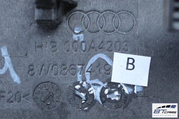 AUDI A4 LISTWY OZDOBNE DEKORY DREWNO 8W 8W1863969B 8W1853190E KOMPLET LISTEW OZDOBNYCH LE2 8W0867409B 8W0867419B 8W0867410B
