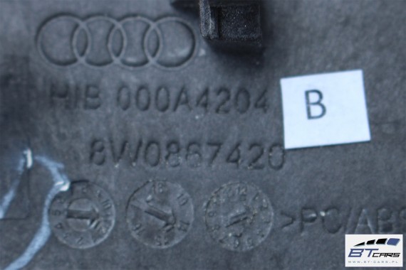 AUDI A4 LISTWY OZDOBNE DEKORY DREWNO 8W 8W1863969B 8W1853190E KOMPLET LISTEW OZDOBNYCH LE2 8W0867409B 8W0867419B 8W0867410B