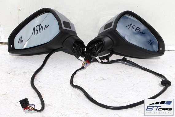 AUDI A4 LUSTERKO DRZWI LEWE FOTO ELEKTRYCZNIE SKŁADANE 8W 2015-kierowcy fotochrom asystent zmiany pasa ruchu 15 pin 8W1857409