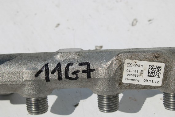 VW AUDI SKODA SEAT LISTWA WTRYSKOWA 04L130089B 04L 130 089 B rozdzielacz paliwa 2.0 TDi diesel 04L130089B 04L130089B 04L130089B