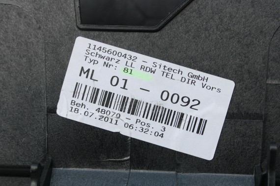 VW PASSAT B6 B7 CC KONSOLA DESKA ROZDZIELCZA KOKPIT PULPIT 3C1857003QT 3C1 857 003 QT klimatyzacja manualna
