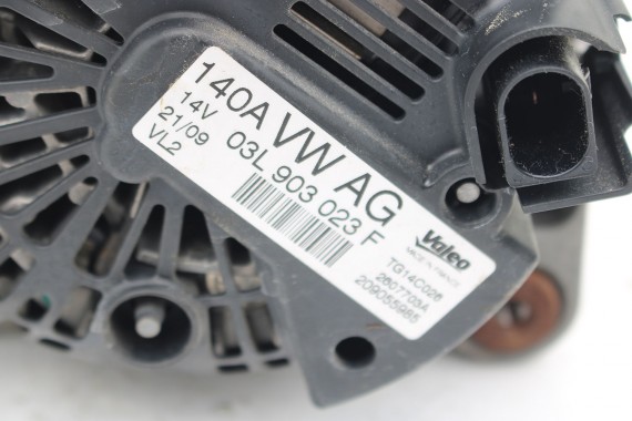 VW AUDI ALTERNATOR 03L903023F 03L903023FX  03L 903 023 F FX producent VALEO 140A SEAT SKODA TG14C026 2607703A