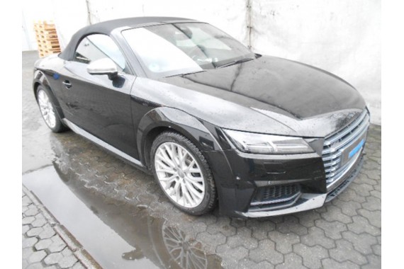 AUDI TT 8S CABRIO S-LINE TYŁ TYŁ ZDERZAK tylny + KLAPA BAGAŻNIKA + LAMPY lampa Led 8S7 LY9T czarny schwarz 8S0945095 8S0945096