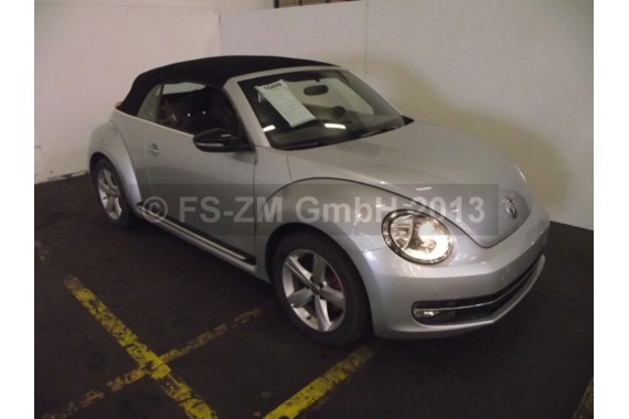 VW THE BEETLE CABRIO FOTELE KOMPLET FOTELI siedzeń siedzenia fotel tapicerka 5C 5C3 welur kolor czarno - szary