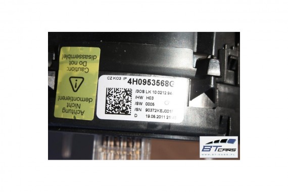 VW AUDI A6 A7 A8 TAŚMA KIEROWNICY AIR BAG 4H0953568G 4H0 953 568 G 4H0953568H 4G 4H 4H0953568E pierścień 4H0953568G 4H0953568G