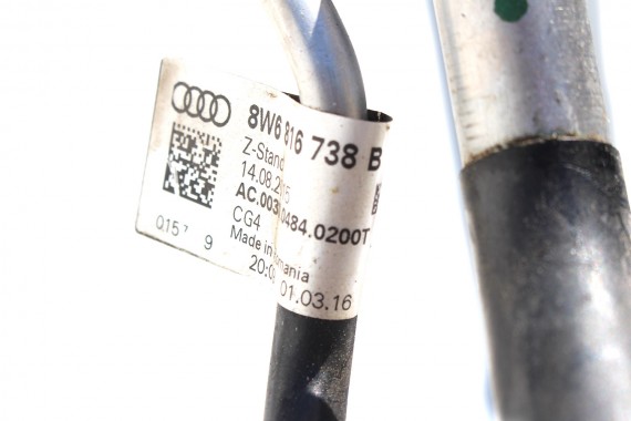 AUDI A4 A5 RURKA KLIMATYZACJI 8W6816738B 8W6 816 738 B KLIMY PRZEWÓD WĄŻ 8W B9 F5 8W6816738B 8W6816738B 8W6816738B 8W6816738