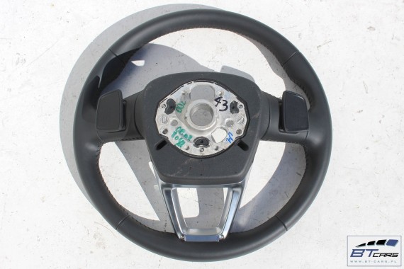 AUDI A4 Q5 Q7 KIEROWNICA + BIEGI 4M0419091B 4M0419091M 4M0 419 091 B MJM czarny 4M0419091B 4M0419091M 4M0419091B 4M0419091M