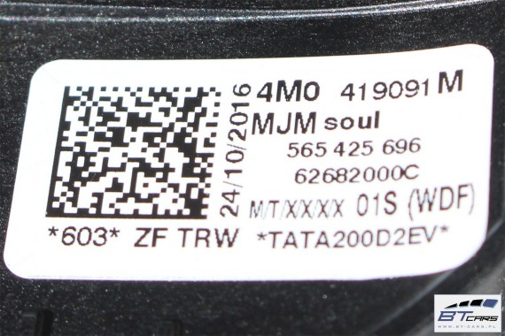 AUDI A4 Q5 Q7 KIEROWNICA + BIEGI 4M0419091B 4M0419091M 4M0 419 091 B MJM czarny 4M0419091B 4M0419091M 4M0419091B 4M0419091M