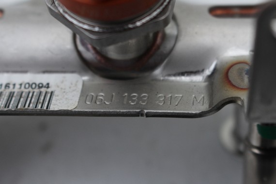 VW AUDI LISTWA WTRYSKOWA 06J133317AB 06J133317M benzyna 2.0 TFSi 06J 133 317 AB 06J133317AB rozdzielacz paliwa SKODA 06J133317M