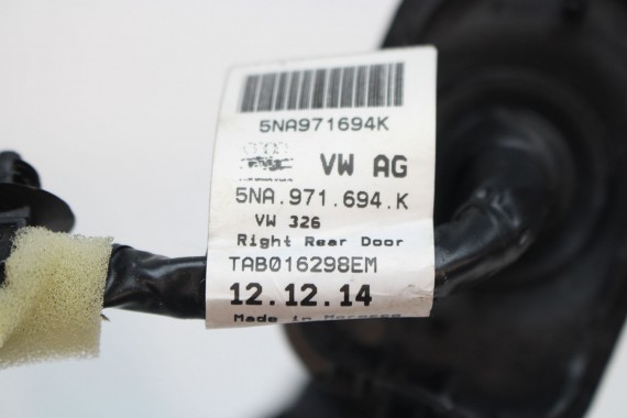 VW TIGUAN II 5NA WIĄZKA ELEKTRYCZNA DRZWI 5NA971694K 5NA 971 694 instalacja tył tylna 5NA971694J 5NB971694K 5NB971694 5NA971694