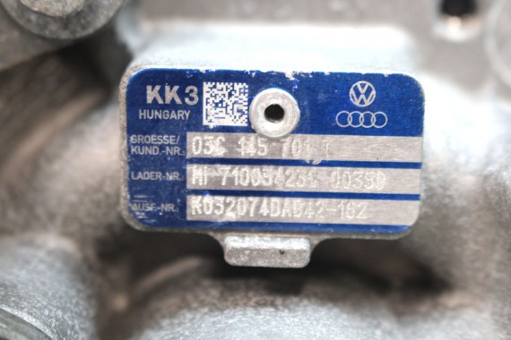 VW AUDI SEAT SKODA TURBINA TURBOSPRĘŻARKA 03C145701T 03C145702P 03C145703A 1.4 TFSi 03C 145 701 T C 145 702 P C 145 703 A