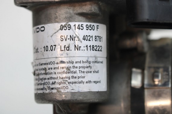 VW AUDI PRZEPUSTNICA 059145950F 3.0 TDi diesel 059 145 950 Q7 TOUAREG 4L 7L 059145950F 059145950F 059145950L 059145950 059145950