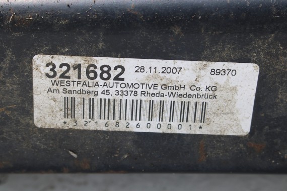 VW TOUAREG BELKA HAK HOLOWNICZY BELKA ZDERZAKA 7L 7P tył tylna 7L6803921 7L6 803 921  USA 7L6803921 7P6803921 7P6 803 921