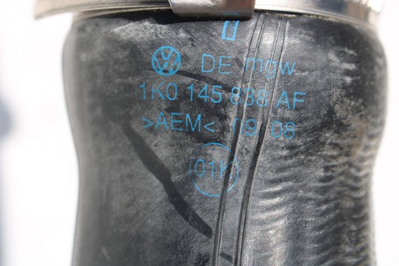 VW AUDI RURA INTERCOOLERA 1K0145770AE 1K0145762ED 1K0145762FC INTERKULERA WĄŻ CIŚNIENIOWY RURY POWIETRZA CHŁODNICY 1K0145762EP