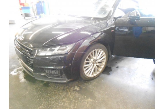 AUDI TT 8S TYŁ S-LINE LY9T ZDERZAK tylny + KLAPA BAGAŻNIKA + LAMPY lampa Led 8S 2015- 8S0945095 8S0945096 0E0E LY9T czarny