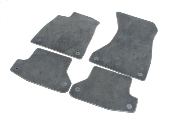AUDI A5 DYWANIKI PODŁOGI WELUR 8W1863691A 8W6864450 wycieraczki 8W1 863 691 A 8W6864450 QA5 czarny A5 8W F5 8W1863691B 8W1863691