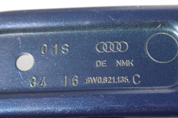 AUDI A4 8W ŚLIZG WSPORNIK BŁOTNIKA 8W0821135C 8W0821136C 8W0821131A 8W0821132A prowadnica mocowanie B9 8W0821135B 8W0821136B