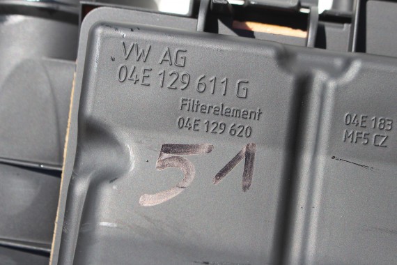 VW AUDI FILTR POWIETRZA 04E129611G 04E129620 04E129611AK OBUDOWA 04E 129 611 G SILNIKI 1.4 TSi 04E129611G 04E129611AK 04E129611G