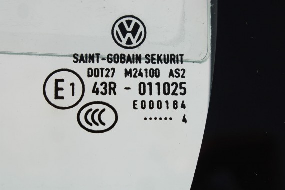 VW PASSAT B8 KOMBI SZYBA DRZWI LEWE 3G9845213 3G9845213D lewa tył tylna 3G9 845 213 2014 E5 drzwiowa 3G 3G9 3G9845213R
