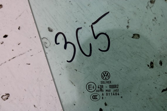 VW PASSAT B6 SZYBA DRZWI PRAWE 3C4845202 prawa przód przednia pasażera 3C4 845 202 2008 zielony E6 AS2 drzwiowa 3C 3C0845202