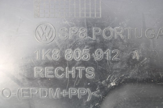 VW SCIROCCO NADKOLE PRZEDNIE PRZÓD 1K8805911A 1K8805912A 1K8 805 911 A 1K8805911 1K8805912 1K8805911A 1K8805912A 1K8805911A