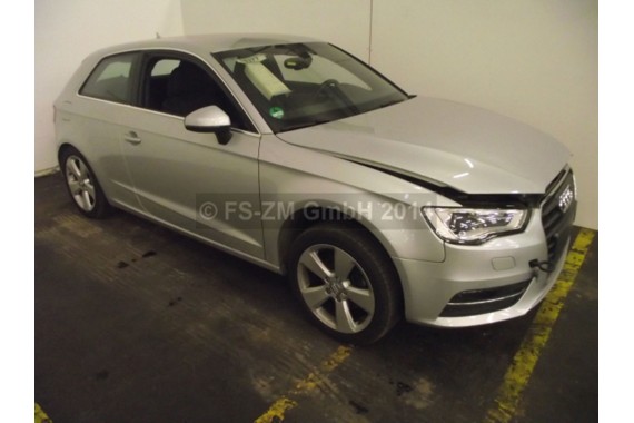 AUDI A3 TYŁ ZDERZAK + KLAPA BAGAŻNIKA + LAMPY lampa tylny 8V 8V0 8V3  Kolor: LX7W - lodowo srebrny 8V3