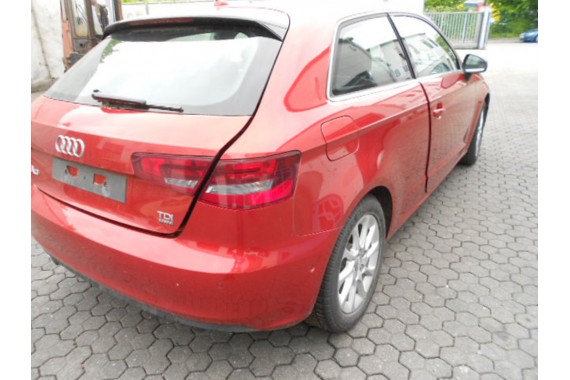 AUDI A3 LUSTERKO DRZWI PRAWE 14 PIN ASYSTENT side assist 8V 8V0 zewnetrzne LY3M - Volcano Red (Vulkanrot)