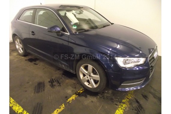 AUDI A3 TYŁ ZDERZAK TYLNY + KLAPA BAGAŻNIKA 8V 8V0 8V3 2013- Kolor: LX5Q - niebieski (scubablau)