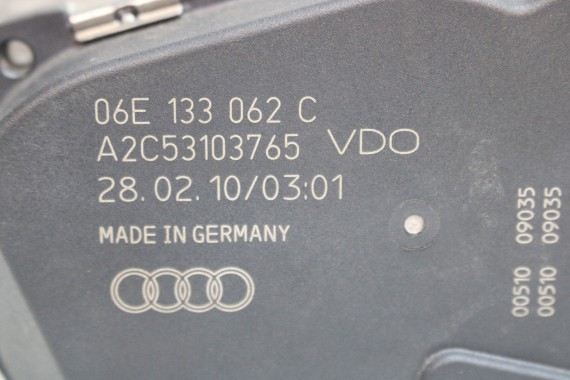 AUDI VW PRZEPUSTNICA 06E133062C 06E133062G 06E133062H 3.0 TFSi 06E133062 06E133062H 06E133062C 06E133062G 06E133062 06E133062