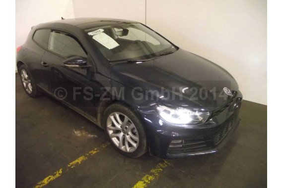 VW SCIROCCO LIFT FOTELE KOMPLET FOTELI siedzeń siedzenia fotel tapicerka 1K8 welur + materiał kolor czarno - szary