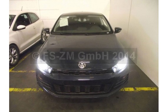 VW SCIROCCO LIFT FOTELE KOMPLET FOTELI siedzeń siedzenia fotel tapicerka 1K8 welur + materiał kolor czarno - szary