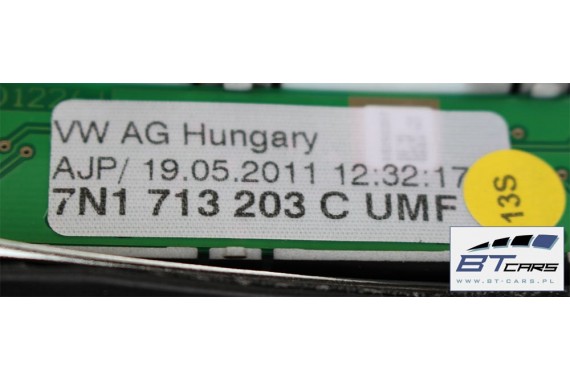 VW SEAT GAŁKA ZMIANY BIEGÓW 7N1713203C 7N1 713 203 C Kolor: UMF - czarny / aluminium 7N1713203C 7N1713203C 7N1713203C 7N1713203