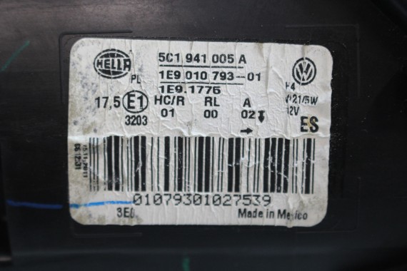 VW THE BEETLE 5C LAMPA PRZEDNIA LEWA PRZÓD 5C1941005A 5C1 941 005 A 5C0 EUROPA