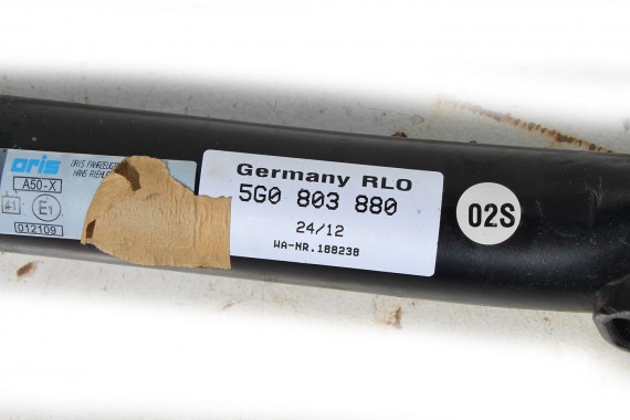 VW GOLF VII 7 BELKA ZDERZAKA TYŁ HAK 5G0803880 5G0 803 880 TYLNA HOLOWNICZY 5G0803880 5G0803880A 5G0803880 5G0803880 5G0803880