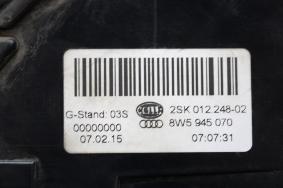 AUDI A4 SEDAN LAMPY TYLNE TYŁ lampa 8W5945069 8W5945070 8W5945075A 8W5945076A 8W B9 8W5 945 069 8W5945069 8W5945070 8W5945075A