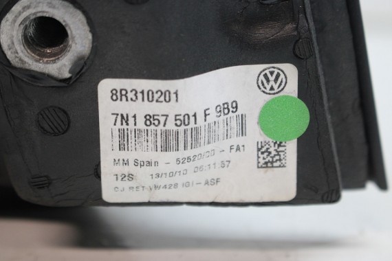 VW SHARAN LUSTERKO DRZWI LEWE 6 pin 7N zewnętrzne pinów przewodów Kolor      5K 	LI7F 	Szary urano 	Szary 7N1857501F