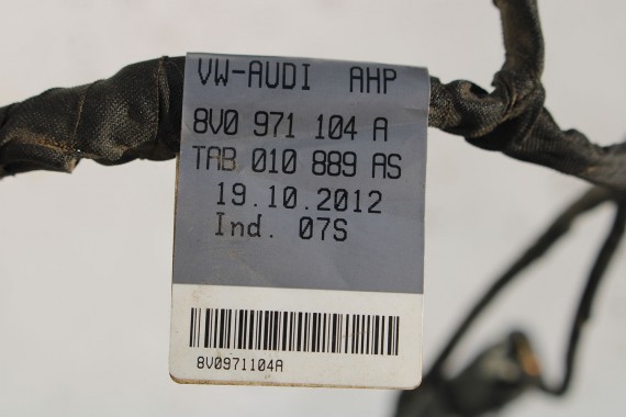 AUDI A3 8V WIĄZKA instalacja zderzaka tył 8V0971104A elektryczna 8V0 971 104 8V0971104 8V0971104A 8V0971104A 8V0971104 8V0971104