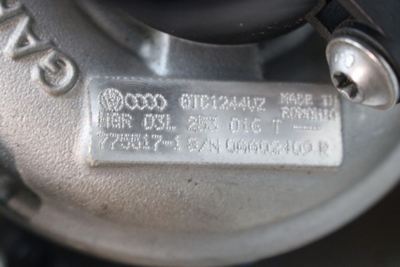 VW AUDI SKODA SEAT TURBINA TURBOSPRĘŻARKA 03L253016T 03L253016TX 1.6 TDi 03L 253 016 T 03L 253 016 TX Garrett diesel