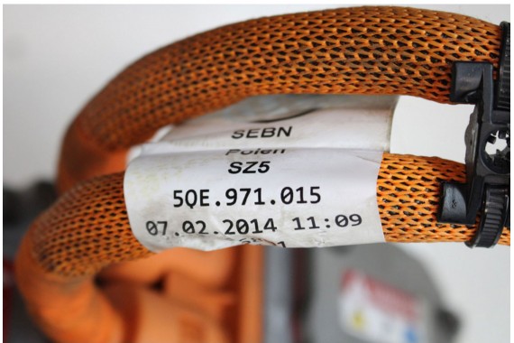 VW E GOLF VII 7 PRZEWÓD WIĄZKA 5QE971015 5QE 971 015 WYSOKOWOLTOWE 5QE971015 5QE971015 5QE971015 5QE971015A 5QE971015B 5QE971015