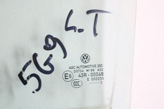 VW GOLF VII 7 KOMBI SZYBA DRZWI 5G9845025 LEWA DRZWIOWA tył tylna 5G9 845 025 2013 E6 AS2 VARIANT 5G9845025 5G9845025 5G9845025