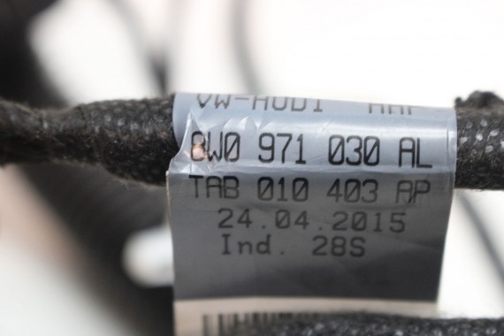 AUDI A4 8W B9 WIĄZKA ELEKTRYCZNA DRZWI 8W0971030AL 8W0971030AF 8W0971030BJ 8W0 971 030 AF instalacja przód przednia 8W0971030AL