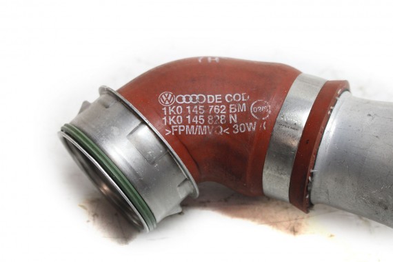 VW AUDI RURA INTERCOOLERA 1K0145840F INTERKULERA WĄŻ CIŚNIENIOWY RURY POWIETRZA CHŁODNICY 2.0 TFSi 1K0 145 840 F 1K0145840F
