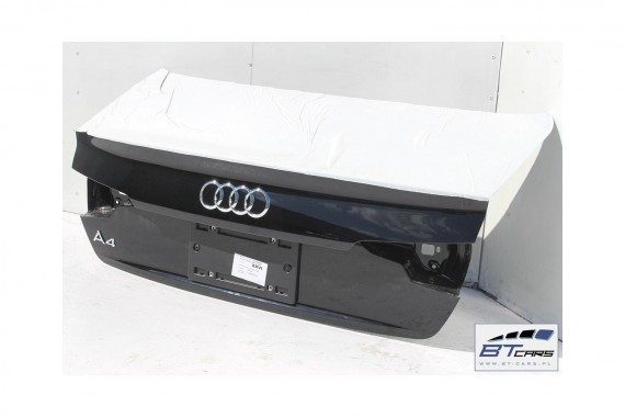 AUDI A4 8W B9 SEDAN TYŁ ZDERZAK tylny + KLAPA BAGAŻNIKA 0E LY9T Mythosschwarz Czarny 8W5827025 8W5807511 8W5807067 8W5807521