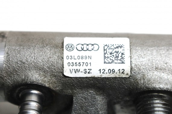 VW AMAROK LISTWA WTRYSKOWA 03L130089N 03L130089J 03L 130 089 rozdzielacz paliwa diesel 2,0 TDi 03L130089N 03L130089J 03L130089N
