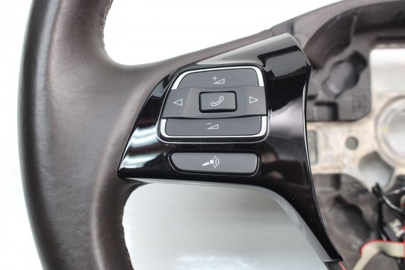 VW TOUAREG KIEROWNICA 7P6419091G 7P6 419 091 G 7P 7P6959542 XOU natural brown/black 7P6419091D 7P6419091G 7P6419091D 7P6419091G