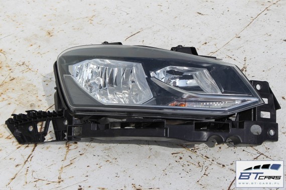 VW POLO PRZÓD 6C LC9X maska błotniki zderzak pas przedni lampy wzmocnienie lampa błotnik 6C Kolor 2T LC9X głęboka czerń 6C0 2T2T